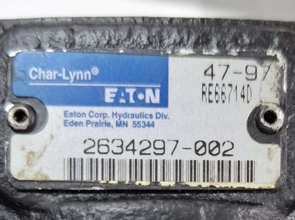 John Deere RE186403 Char-Lynn Valve fit 7610, 7710