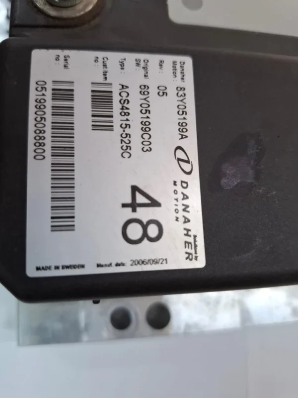Danaher ACS4815 48V 550A Controller 83Y05199A